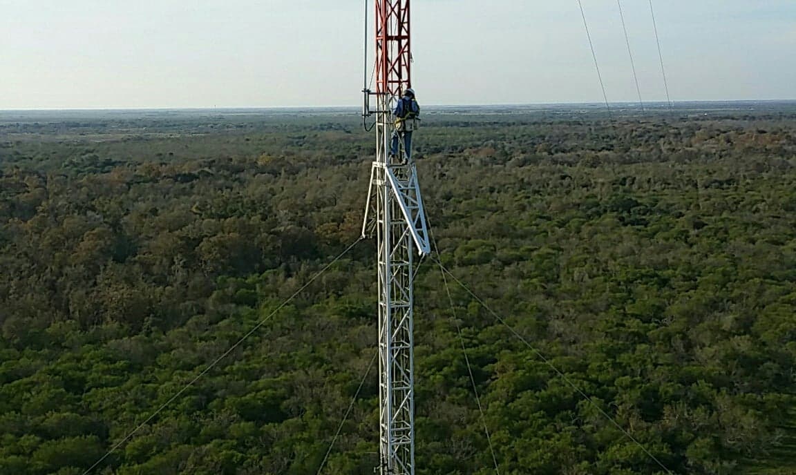 Climber on Tower